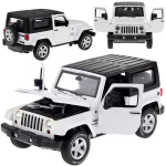Metallist maastur Jeep Wrangler, valge