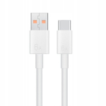 Usb-c kaabel Phoneo 120w 6a, 2m, valge, kiirlaadimine