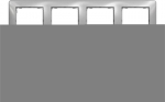 Schneider Electric Sedna Design 4-kohaline alumiiniumraam SDD313804
