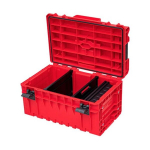 Qbrick System ONE 350 2.0 tehnoloogia RED ULTRA HD Kohandatud t&ouml;&ouml;riistakohver, modulaarne organiseerija 585 x 385 x 320 mm 38 l, virnastatav IP66