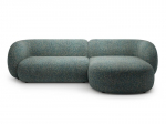 L-kujuline pehme nurgadiivan Micadoni Home Kate, Blue Melange