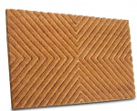 Hanse Home Mix Mats uksematt kookos Geometric 45x75 &ndash; naturaalne kookoskiust mustusep&uuml;&uuml;dja matt
