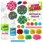Lima valmistamise loominguline komplekt, suur karp, Gleivių (slime) gaminimo kūrybinis rinkinys vaikams didelėje dėžėje