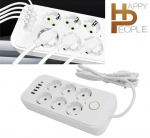 Universaalne pikendusjuhe USB ja C-t&uuml;&uuml;pi pistikutega