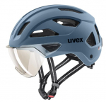 Jalgratturi kiiver Uvex Stride Visor, sinine, Dydis M (53-56 cm)