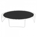 Trampoliinimatt, asendus 15ft &uuml;mmargusele trampoliinile, 403 cm, must, UV-kindel materjal