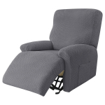 4tk/komplekt Veniv Jacquard Diivanikaitse Elastse All&auml;&auml;rega ja K&uuml;ljetaskuga, Tamsiai pilka