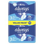 Always Ultra Day Super Extra Duo h&uuml;gieenisidemed 14 tk &ndash; kolmekordne kaitse enesekindlateks p&auml;evadeks