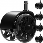 Toolirattad pehme pol&uuml;uretaanist veerepinnaga, 5 tk.