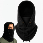 Talvine kapuutsiga balaklava NEEDIVYOU &ndash; 2-&uuml;hes m&uuml;ts ja sall, must