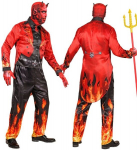 "KURADILIKU KIIRE KOST&Uuml;&Uuml;MI" (jope, p&uuml;ksid, kindad, sarvedega mask)