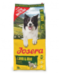 Josera erineva aktiivsusega koertele Lamb&Rice, 12,5 kg +2,5kg Tasuta
