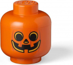 LEGO klotsikast Storage Head "Pumpkin", suurus S (oranž/must)