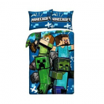 Halantex laste mikrokiust voodipesukomplekt Minecraft, 140x200, 2-osaline