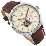 Meeste automaatkell Fossil Me3266 Townsman pruunist nahast