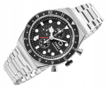 Meeste k&auml;ekell Timex Q Timex Chronograph 3 ajav&ouml;&ouml;ndiga Tw2v69800
