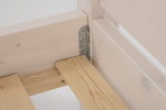 T&auml;ispuidust voodi Gerda 200x200 valge