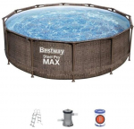 Bestway 56709 rattan raamiga bassein, 366x100 cm