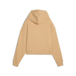 PUMA naiste vabaaja kampsun PUMA HER Comfort Crop t&auml;ispika lukuga kapuutsiga - 68505663, beež