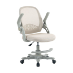 Laste kirjutuslaua tool Home4You EMMY, liivakarva t&uuml;ll v&otilde;rk jalaaluse ja ratastega