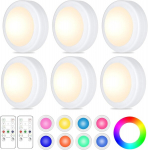 LED valgustid &ndash; puldiga punktvalgustid, 6 tk