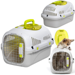 Koera transportkasti Peluvio Safy Grey - transportpuur, hall