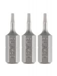 Grafiit Torx T6 x 25 mm otsikud, 3 tk.
