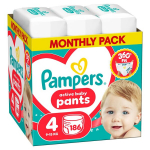 Pampers Active Baby M&auml;hkmed, Suurus 4, 186 tk