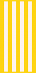 CAW&Ouml; rannar&auml;tik Beach Stripes, 90x180 cm