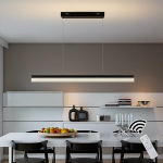 Reguleeritava heledusega rippuv LED-l&uuml;hter Becailyer 90 cm 22W must