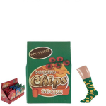 Meeste sokid kinkekarbis Potato Chips Socks, Bolognese