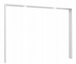 Kapi tarvik Forte Palm Beach DMRZ01B-Z38 valge MDF modernne