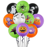 Lateksist dekoratiivsed Halloweeni peo &otilde;hupallid K&otilde;rvits 30 tk 30 cm