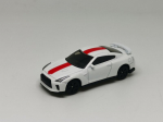 Survevalatud auto MSZ Nissan GT-R 1:64 valge sulamist m&auml;nguasi