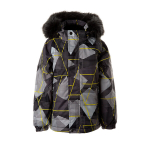 Huppa Poiste talvejope ANTE, black pattern