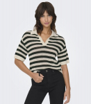 JDY Naiste pullover 15332493*01, valge/must 5715604292588
