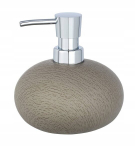 Tsementseebi dosaator taupe 300 ml, kaasaegne vannitoatarvik