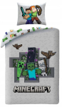 Laste voodipesukomplekt Minecraft 140x200 cm, mikrofiiber