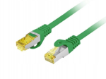 Lanberg Patchcord S/ftp Cat.6a 0,5m Lszh Cu zielony