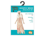 Kost&uuml;&uuml;m "horrible Bride" t&auml;iskasvanutele (kleit, peakate), suurus M