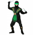 Kost&uuml;&uuml;m Ninja Green 158 cm Lastele