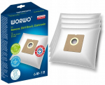 6 tk. tolmuimeja kotid Worwo Emb419 + 1 filter