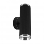 Struhm Frida kahepoolne seinalamp, 2xgu10, must