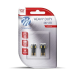 Led W5w 24v pirnid 2tk. - helevalge valgustus veoautodele