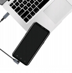 Logilink Cu0184 Usb-c 2.0 kaabel, 3m, nurga all, must/hall