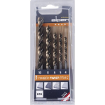 Alpen Timber Twist Ptm 5 komplekt: 5 puidupuuri 4-10 mm