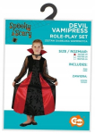 Laste kost&uuml;&uuml;m "vampiirprintsess" 110/120 cm