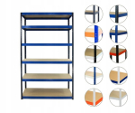 Metallist riiul Helios Hbn 213x180x40, 6 riiulit, 175kg/riiul