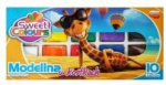 Modellimass "sweet Colors" 10 v&auml;rvi
