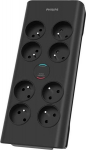Philips Spn7080ba/60 pikendusjuhe 8 pistikupesaga, 2m, must